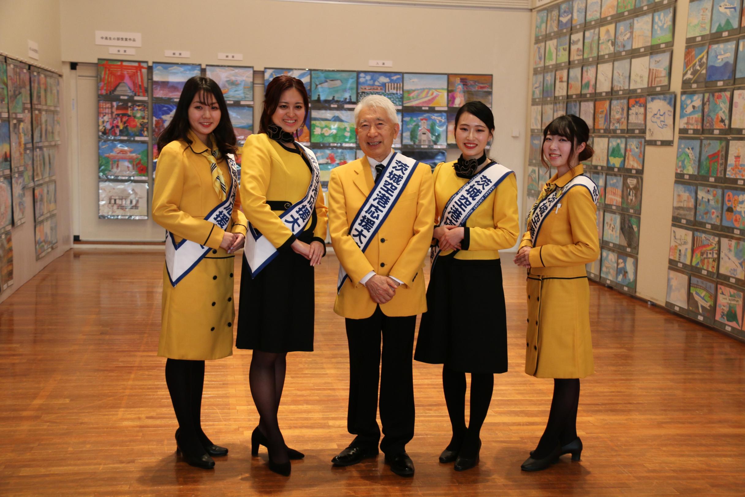 茨城空港ゆめ未来芸術展にて