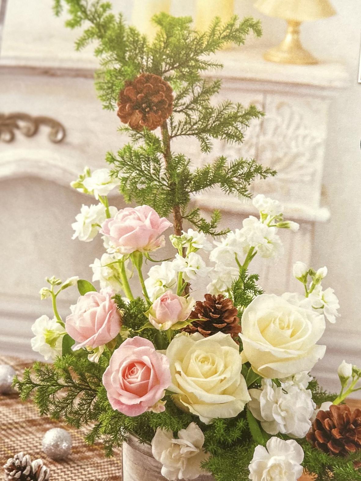 クリスマス フランジパニクリスマスアレンジ