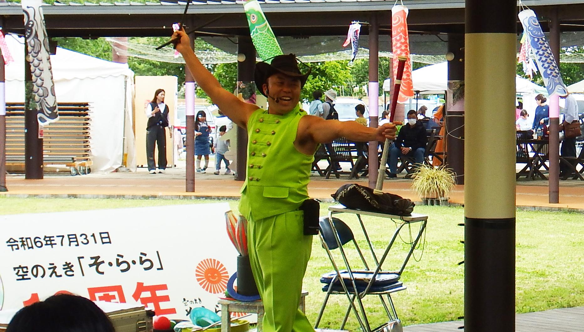 大道芸人たけちゃん写真 大道芸人たけちゃん写真