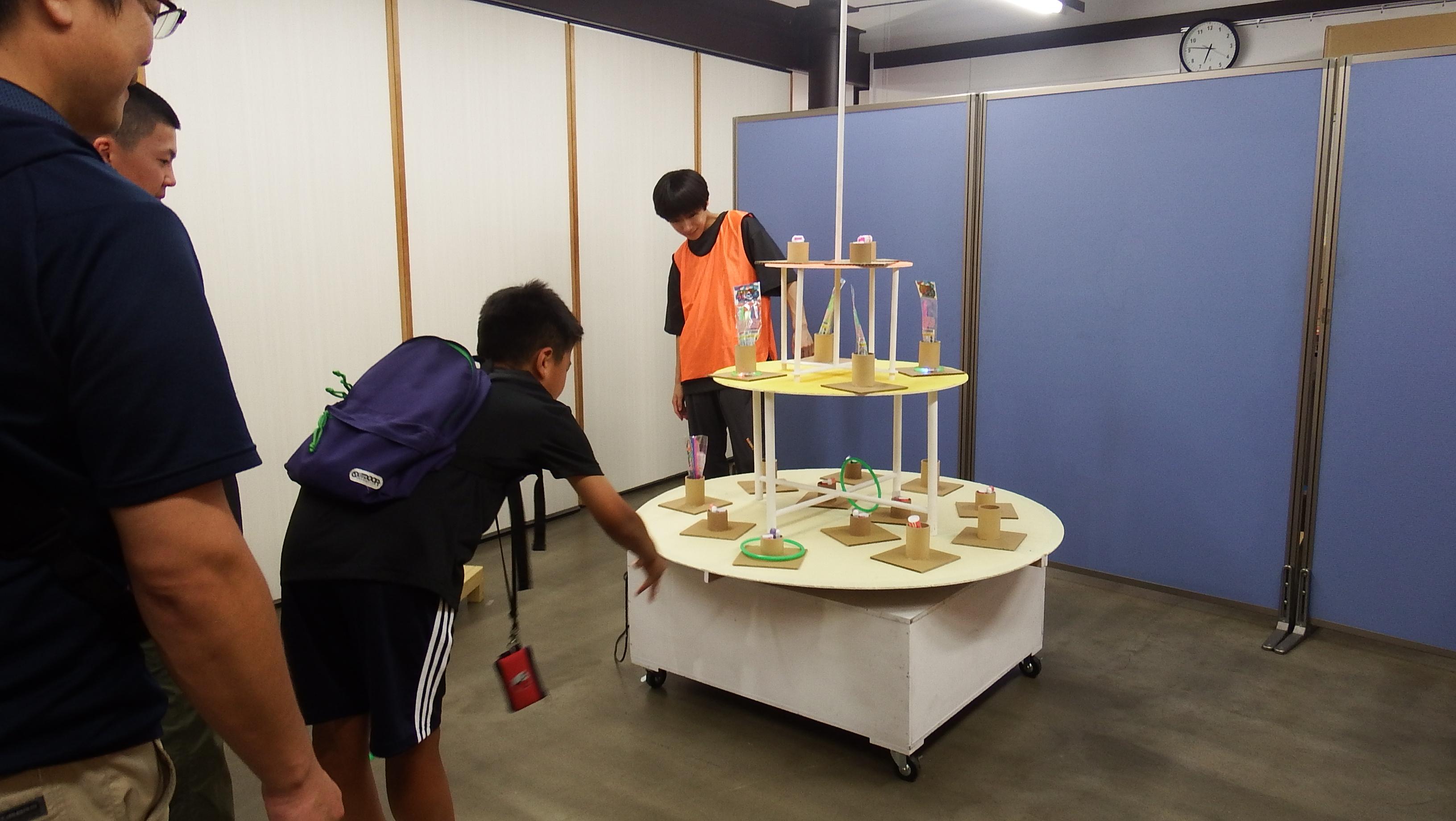 回転輪投げ写真 回転輪投げ写真