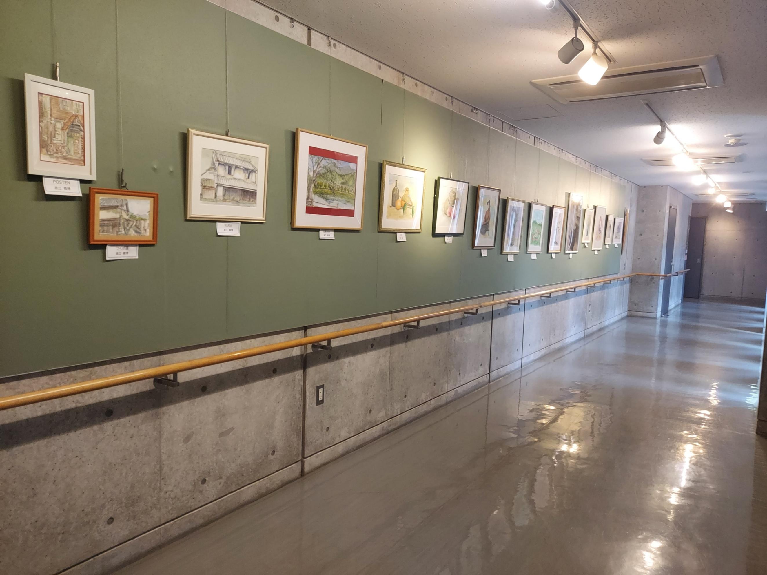 いもこじ水彩同好会いもこじ水彩、パステル画展示会