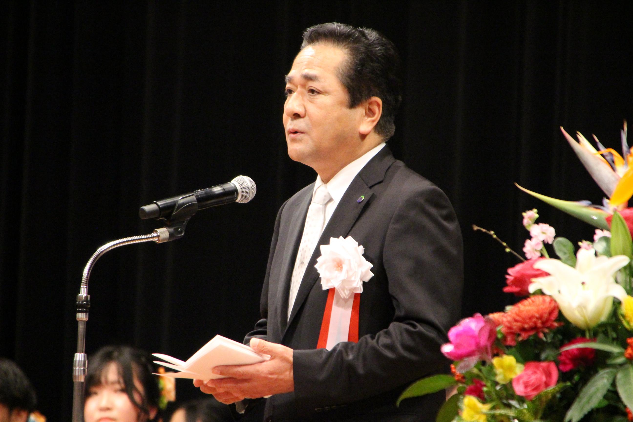 二十歳のつどい市長挨拶 二十歳のつどい市長挨拶