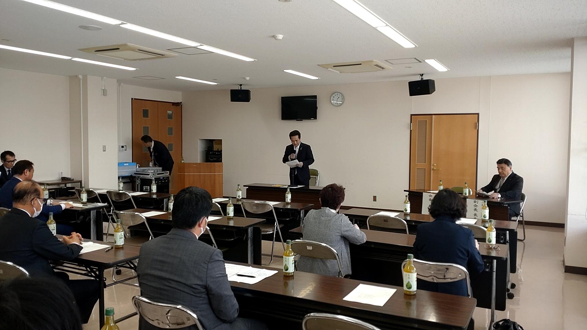 国際交流協会総会市長挨拶