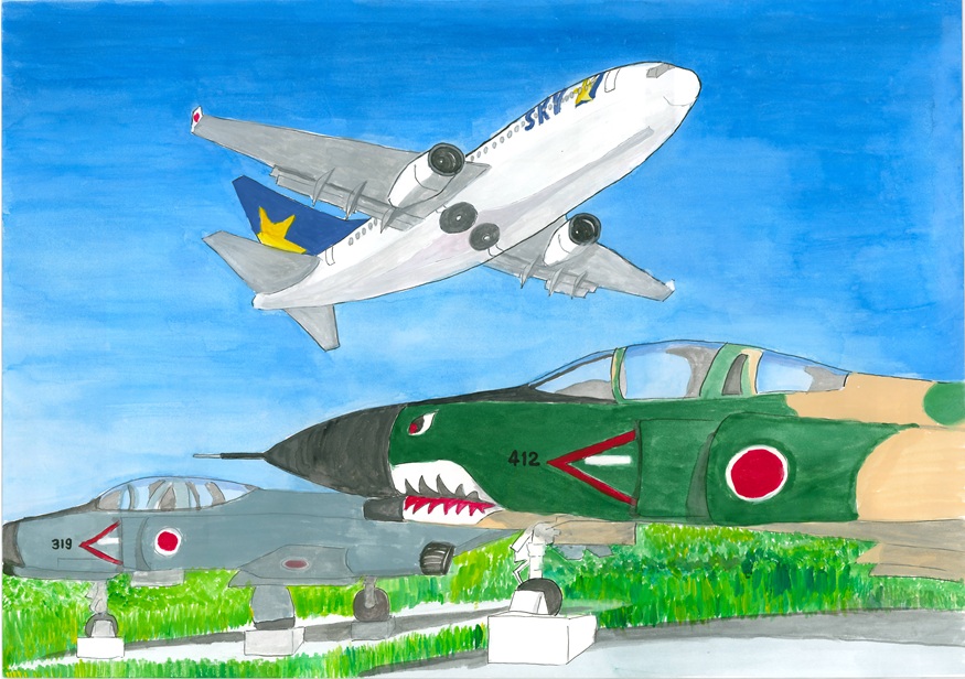 小川南中1年大場颯花