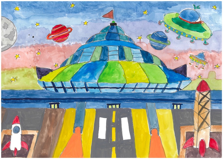 納場小3年小松﨑渚月