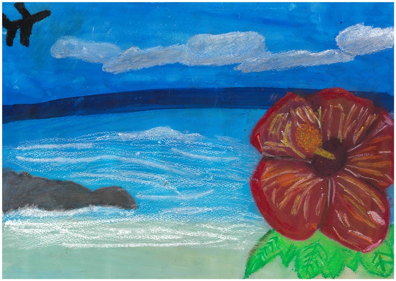 竹原小6年浅野雫葉