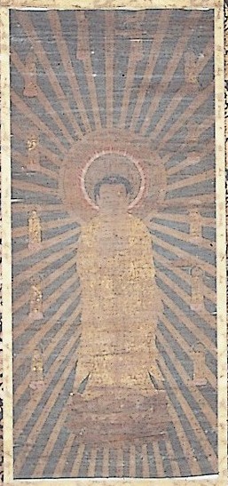 12絹本着色阿弥陀如来画像