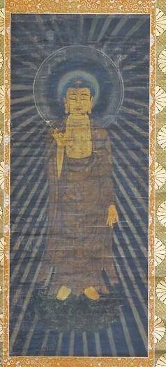 13絹本着色阿弥陀如来画像(hp) 