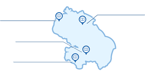 小川図書館 電話番号:0299(58)5828、玉里図書館 電話番号0299(26)9111、美野里公民館 電話番号0299(48)1110、羽鳥ふれあいセンター 電話番号0299(46)4748